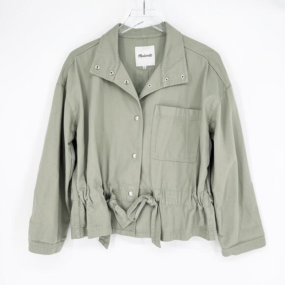 Madewell Southlake Military Jacket S Green - Picture 2 of 8